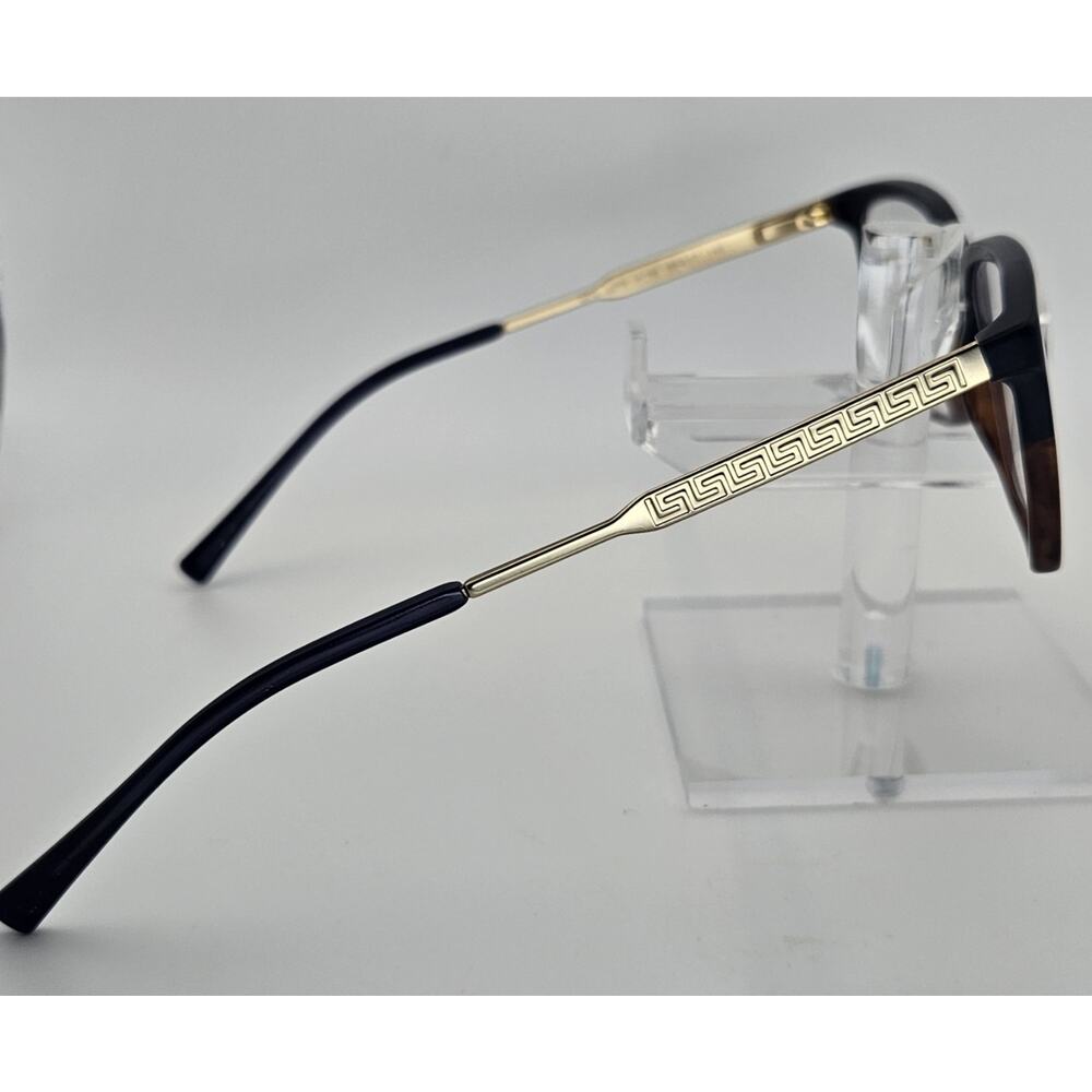 Versace Mod 3209 Eyeglass Frames Brown Rectangula… - image 2